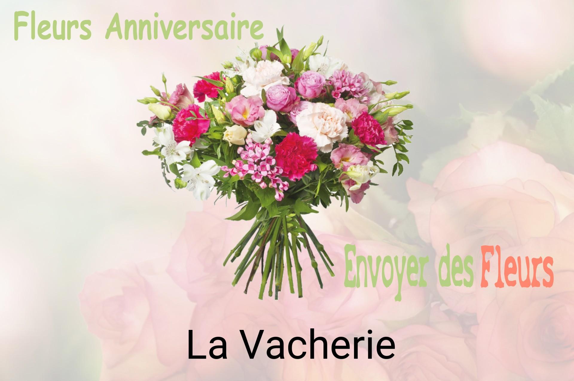 Bouquet de fleurs d’anniversaire livré à La Vacherie