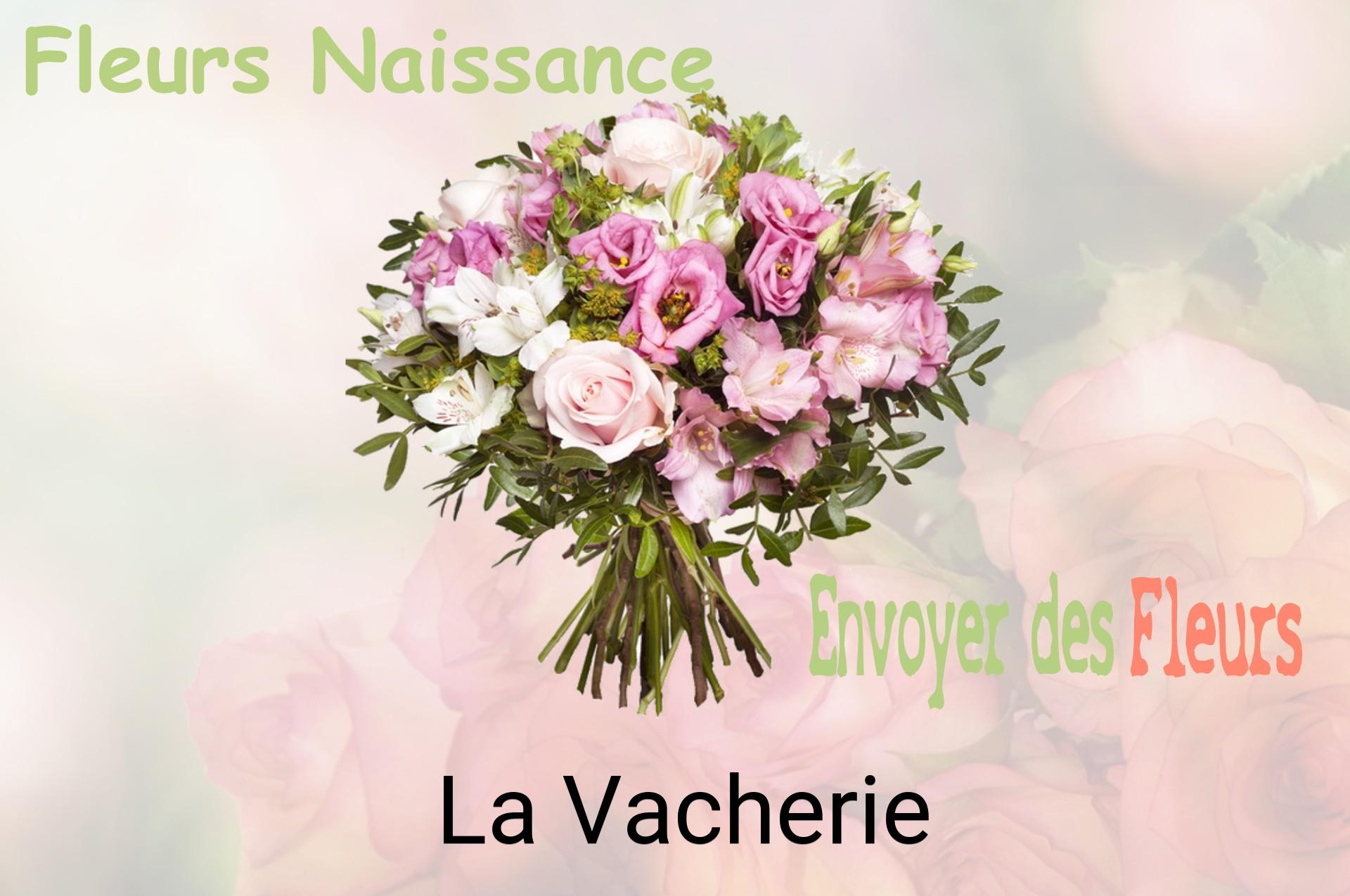 Bouquet de fleurs de naissance livré à La Vacherie